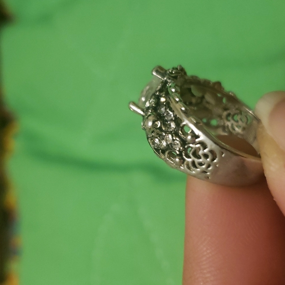 925 silver Gothic Skull ring - Picture 3 of 8